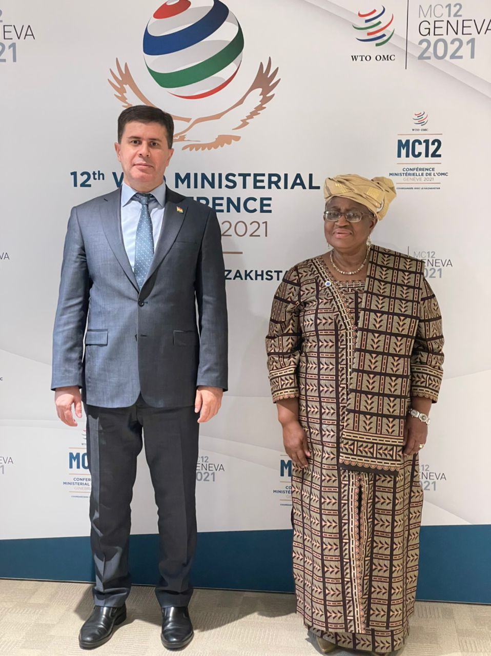 Встреча Министра экономического развития и торговли Завкизода Завки Амина с Генеральным директором Всемирной торговой организации Нгози Оконджо Ивеалой