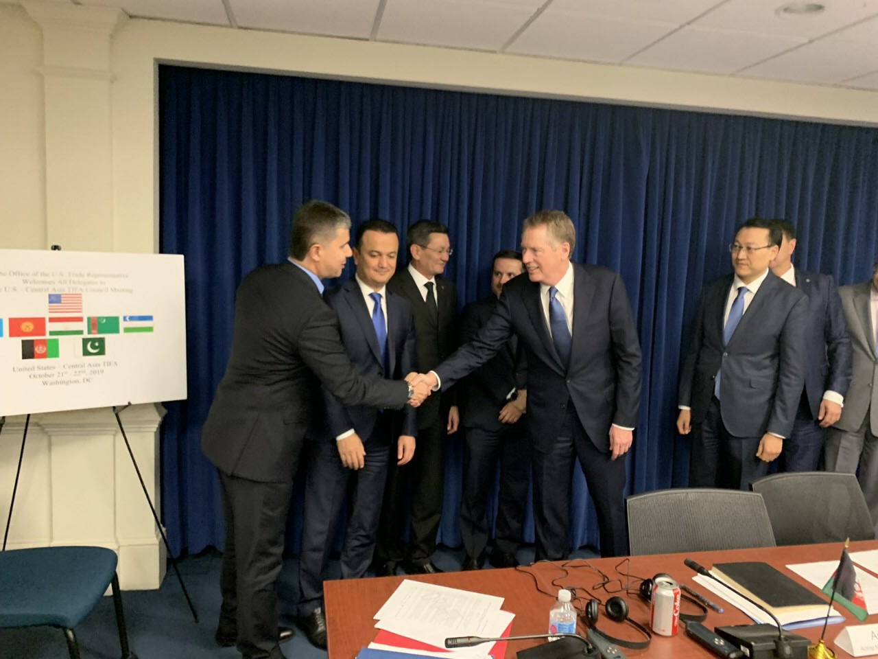 Issues on trade development and economic cooperation of Tajikistan with the countries of Central Asia and the USA were discussed in Washington D. C.