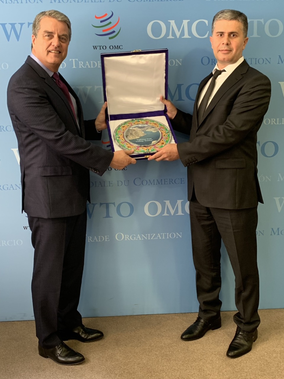 Tajikistan presented to the Director General of the World Trade Organization Mr. Roberto Azevedo Instrument of Acceptance of the Protocol Amending the Marrakesh Agreement Establishing the World Trade Organization
